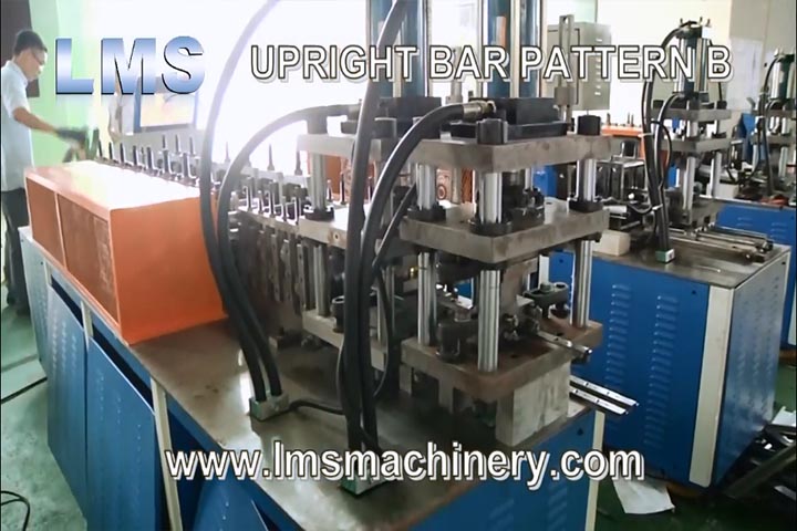 LMS FILE CABINET ROLL FORMING SYSTEM - UPRIGHT BAR PATTERN B
